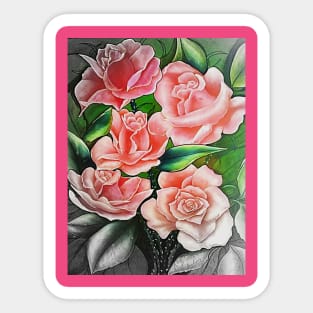 POSTAL FLORAL 2 Sticker